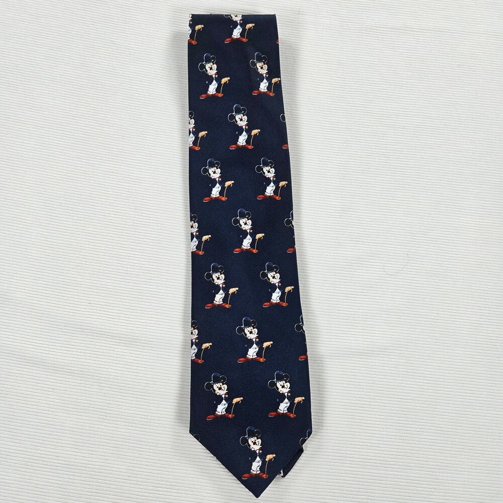 Vintage Mickey Unlimited Charlie Chaplain Mickey Mouse‎ Neck Tie